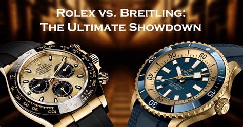 rolex vs b|Rolex vs. Breitling: The Ultimate Showdown .